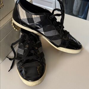 Burberry Black and White Sneakers